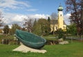 Glass boat - ark in Frauenau in Bayerischer Wald