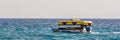 Glass boats in Aqaba Jordan.