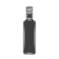 Glass bottle olive oil glyph icon