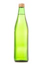 Glass bottle of soda water Royalty Free Stock Photo