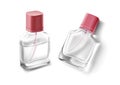 Glass bottles for fragrance, perfume, cologne Royalty Free Stock Photo