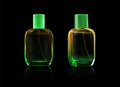 Glass bottles for fragrance, perfume, cologne Royalty Free Stock Photo