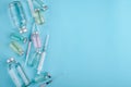 Glass bottles, vials and syringes