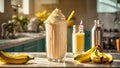 glass breakfast banana drink vitamin dessert healthy diet nutrition vegan antioxidant