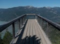 Glass bridge at Squamish viewpoint