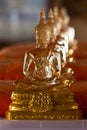 Glass Buddha statue Royalty Free Stock Photo