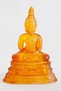 Glass Buddha statue Royalty Free Stock Photo