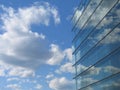 Glass Building reflection Royalty Free Stock Photo