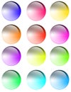Glass Buttons Royalty Free Stock Photo