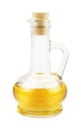 Glass carafe with vegetable oil