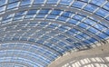 Glass ceiling modern architecture details Royalty Free Stock Photo