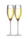 Glass of Champagne Vector Illustration