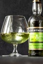 Glass of Chartreuse