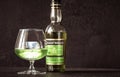 Glass of Chartreuse Royalty Free Stock Photo