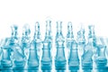 Glass chess Royalty Free Stock Photo