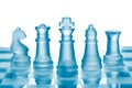 Glass chess Royalty Free Stock Photo