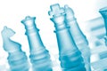 Glass chess Royalty Free Stock Photo