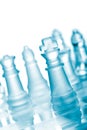 Glass chess Royalty Free Stock Photo