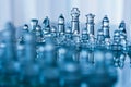 Glass chess Royalty Free Stock Photo