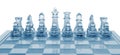 Glass chess Royalty Free Stock Photo