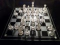 Glass chess Sicilian Defense Scheveningen Variation