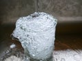 Glass of clean drinking water. Royalty Free Stock Photo