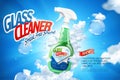 Glass cleaner banner design