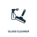 Glass Cleaner icon. Monochrome simple element from housekeeping collection. Creative Glass Cleaner icon for web design