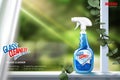 Glass cleaner promotion ads