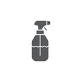 Glass cleaner sprayer bottle vector icon symbol isoalted on white background Royalty Free Stock Photo