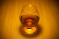 Glass of cognac