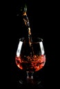 Glass of cognac