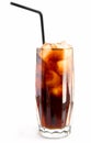 Glass of cola Royalty Free Stock Photo