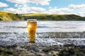 A Glass of Cold Beer Royalty Free Stock Photo