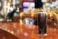 Glass of cold dark beer Royalty Free Stock Photo