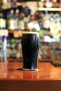 Glass of cold dark beer Royalty Free Stock Photo