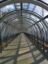 Glass conduit at Pompidou Centre