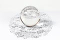 Glass Crystal Ball Reflection Royalty Free Stock Photo