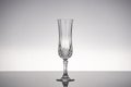 Glass crystal stemware champagne flute Royalty Free Stock Photo