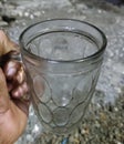 Glass cup autentic
