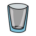 Glass cup icon image Royalty Free Stock Photo