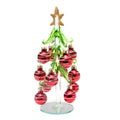 Glass Decorated Christmas tree