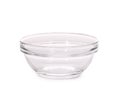 Glass deep transparent bowl.