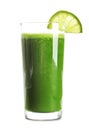 Glass with delicious detox juice