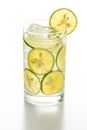 Glass of Detox water with Sudachi