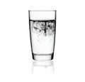 Glass of dirty water. Pollution concept. Royalty Free Stock Photo