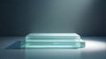 Studio Spotlight Showcase Base Glass Podium Royalty Free Stock Photo