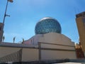 Glass dome on the building