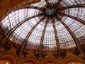 Glass dome of Galeries Lafayette, Paris, France Royalty Free Stock Photo