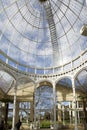 Glass Dome interior of Syon Great Conservatory in Hounslow,